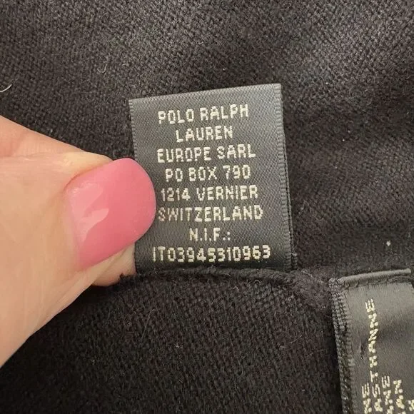 Ralph Lauren Black Label Cashmere Blend Sweater Womens Size Small (804)